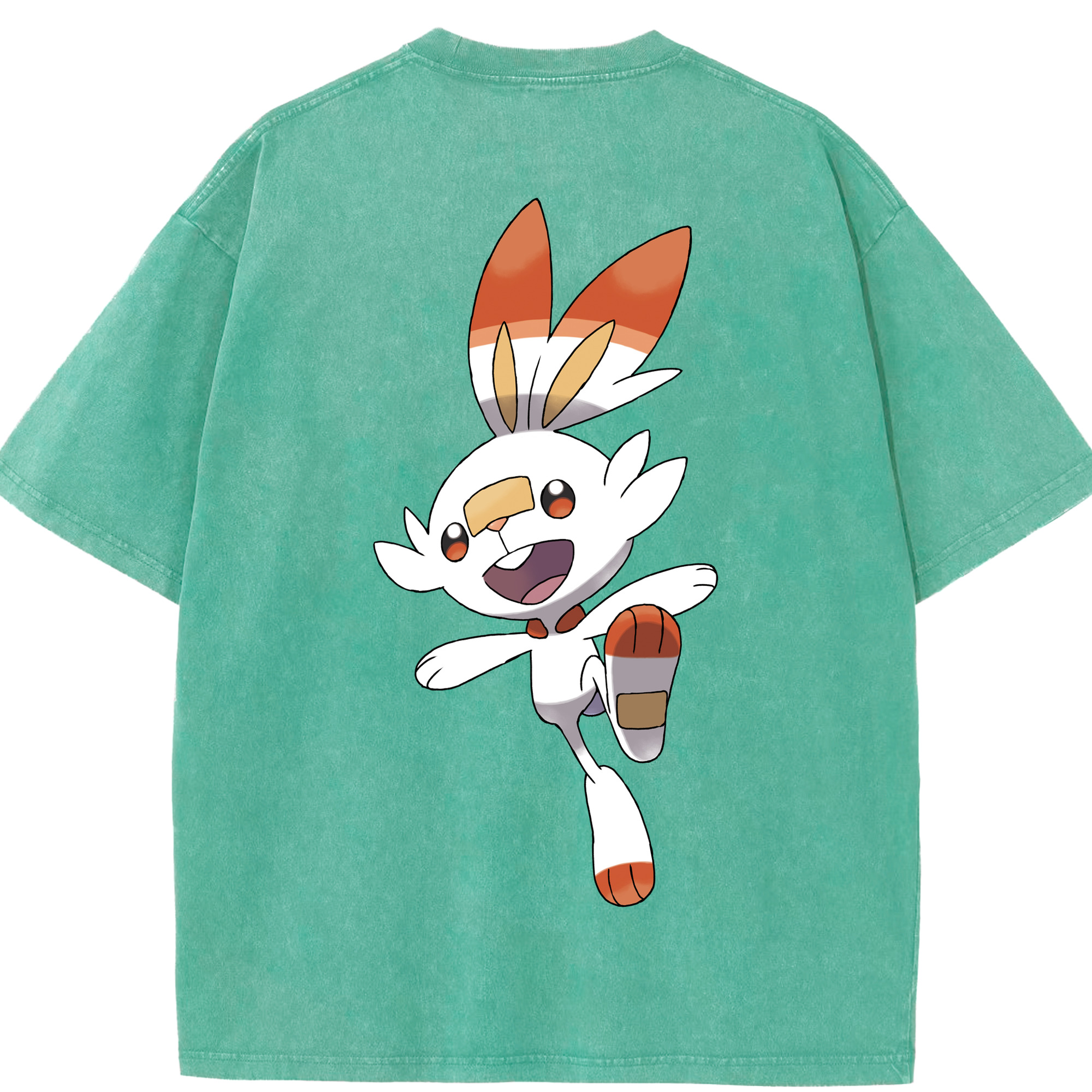 （画像用） ポケットモンスター Pokémon 綿100% ヴィンテージ風 半袖Tシャツ（背面プリント）